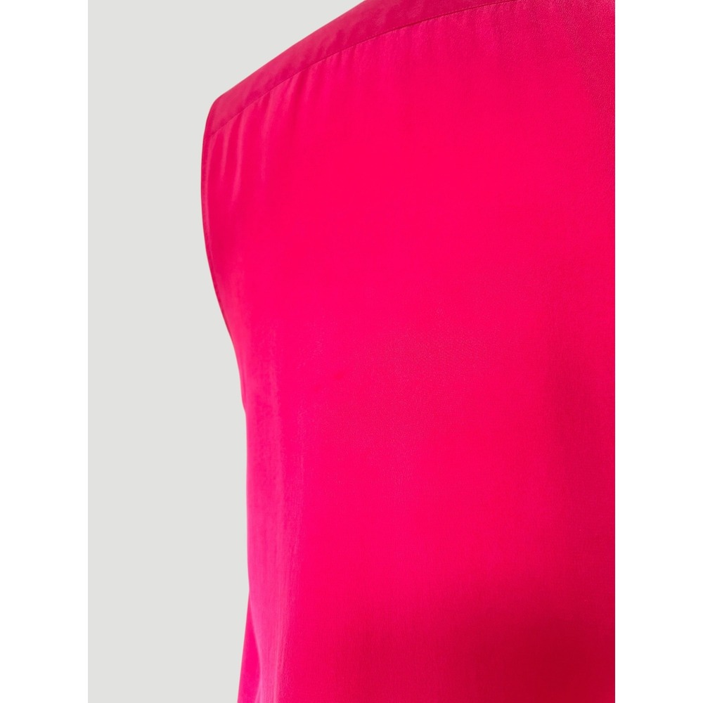 Equipment Tegan 100% Silk Shirt Midi Dress Pink Quiet Luxury Coastal Size M - Picture 7 of 8